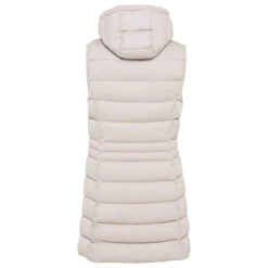 Camel Active Damen Long Weste Almond -Wellensteyn Shop camel active steppweste beige 21 hinten
