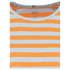 Camel Active Damen Langarm Shirt Safran Grey Striped -Wellensteyn Shop camel active t shirt orange 64 detail vorne