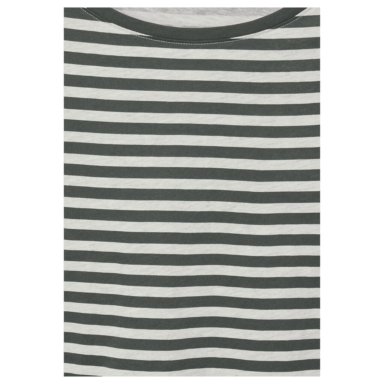 Cecil Damen 3/4 Arm Shirt Boatneck Melange Stripe Strong Khaki 7 Cecil Damen 3/4 Arm Shirt Boatneck Melange Stripe Strong Khaki – Bild 5