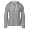 Cecil Damen Hoodie Sweatshirt Bouclé Casual Denim Blue -Wellensteyn Shop cecil boucle hoody shirt kapuzenshirt blau 35453
