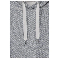 Cecil Damen Hoodie Sweatshirt Bouclé Casual Denim Blue -Wellensteyn Shop cecil boucle hoody shirt kapuzenshirt blau 35453 detail