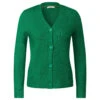 Cecil Damen Strickjacke Cozy Buttoned Cardigan Bright Green Melange -Wellensteyn Shop cecil buttoned cardigan gruen 15279 ansicht
