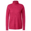 Cecil Damen Rollkragen Pullover Cosy Rib-Mix Coral Melange -Wellensteyn Shop cecil cosy rib mix pullover rot 15271