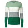 Cecil Damen Pullover Cosy Stripe Clear Sage Green -Wellensteyn Shop cecil cosy stripe pullover gruen 34934
