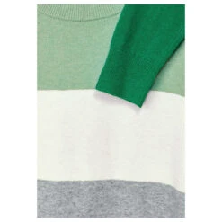 Cecil Damen Pullover Cosy Stripe Clear Sage Green 11 Cecil Damen Pullover Cosy Stripe Clear Sage Green -Wellensteyn Shop cecil cosy stripe pullover gruen 34934 detail