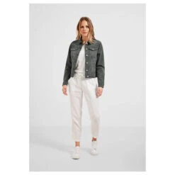 Cecil Jeansjacke Easy Khaki 10 Cecil Jeansjacke Easy Khaki -Wellensteyn Shop cecil garment dye denim jacket jeansjacke gruen 14684 vorne
