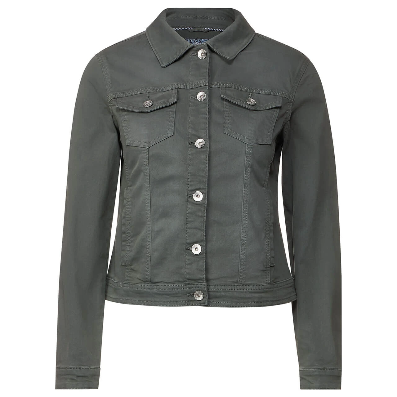 Cecil Jeansjacke Easy Khaki 3 Cecil Jeansjacke Easy Khaki