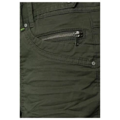 Cecil New York Capri 3/4 Baumwollhose Utility Olive -Wellensteyn Shop cecil hose capri olive 13036 detail