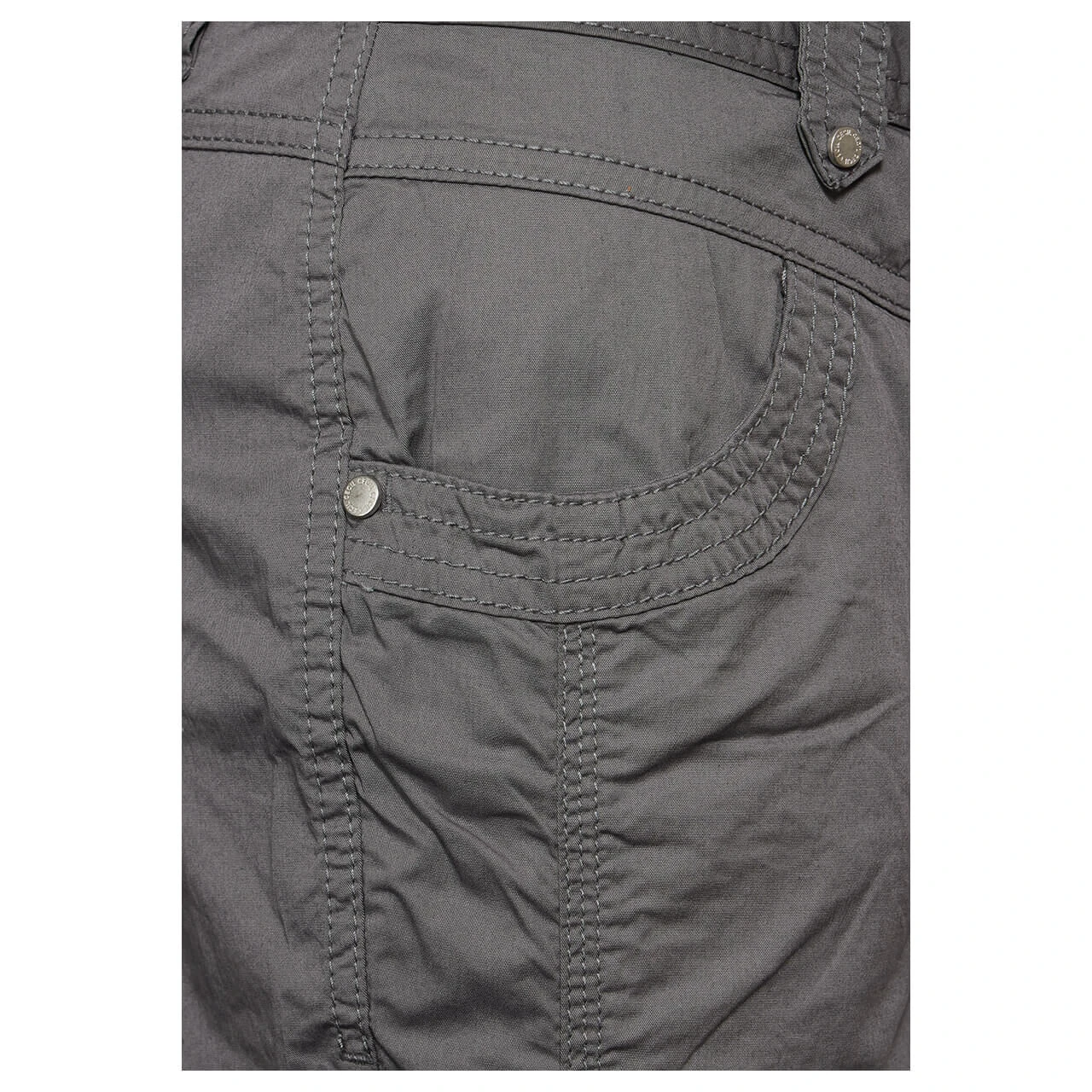 Cecil New York Capri Papertouch 3/4 Baumwollhose Soft Iron Grey 11 Cecil New York Capri Papertouch 3/4 Baumwollhose Soft Iron Grey – Bild 9