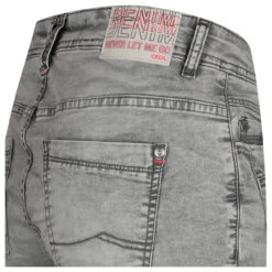 Cecil Scarlett Jeans Shorts Mid Grey Used Washed -Wellensteyn Shop cecil jeans scarlett shorts grey 10271 detail hinten
