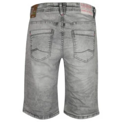 Cecil Scarlett Jeans Shorts Mid Grey Used Washed -Wellensteyn Shop cecil jeans scarlett shorts grey 10271 hinten