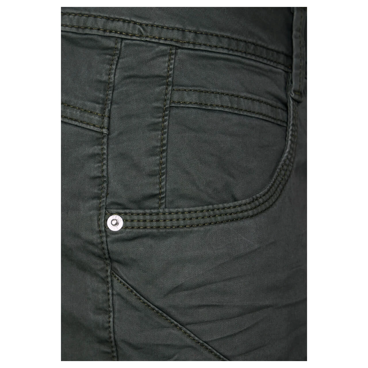 Cecil Scarlett 7/8 Baumwollhose Strong Khaki 8 Cecil Scarlett 7/8 Baumwollhose Strong Khaki – Bild 6