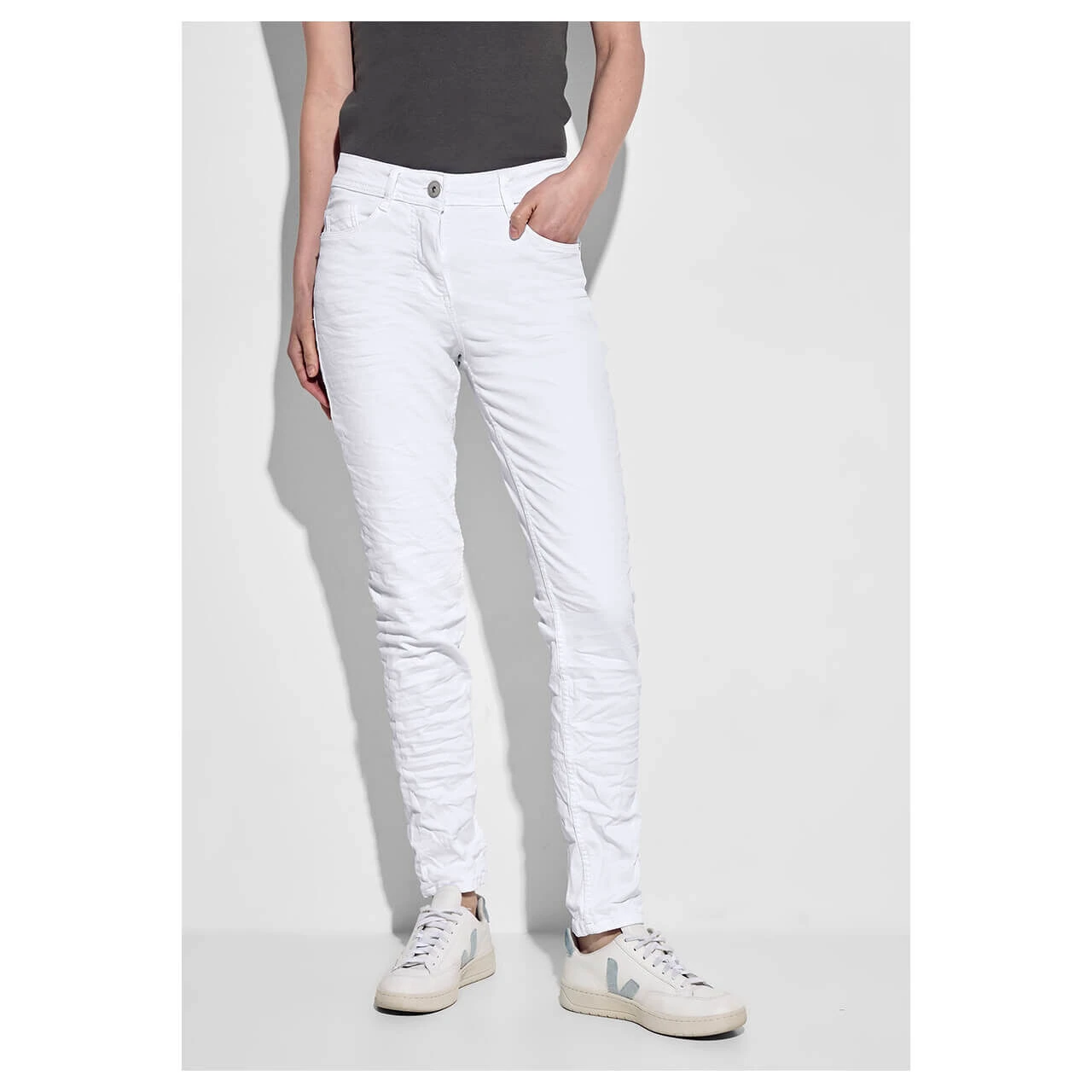 Cecil Toronto Jeans White 5 Cecil Toronto Jeans White – Bild 3