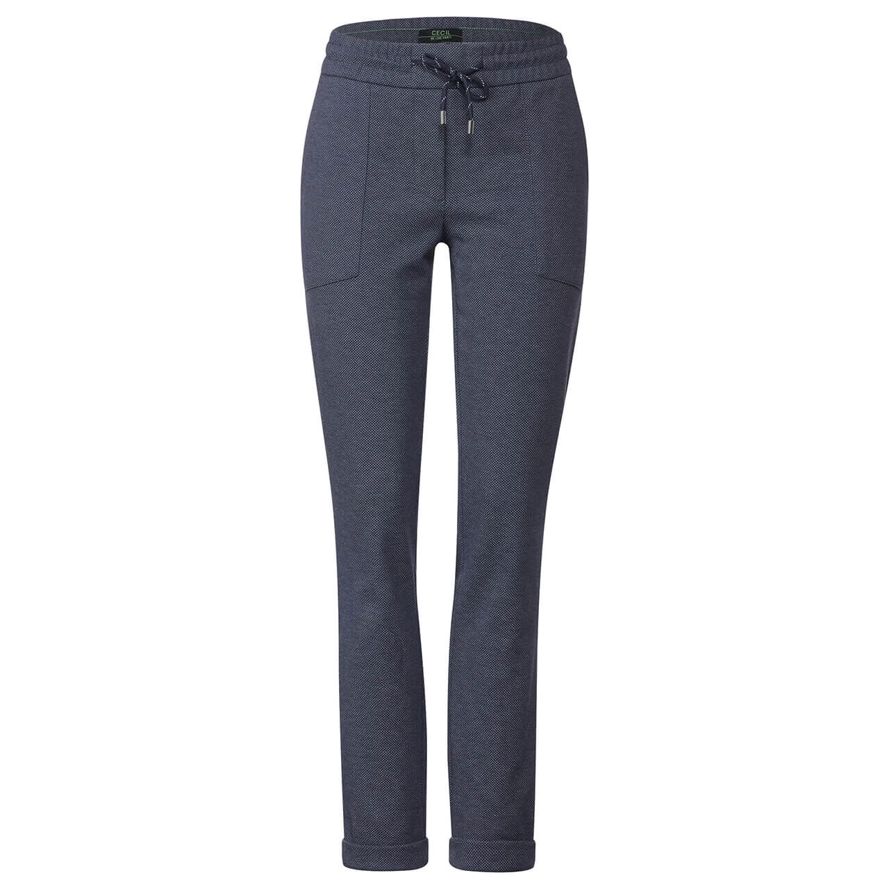 Cecil Tracey Ankle Chinohose Universal Blue Two Tone 3 Cecil Tracey Ankle Chinohose Universal Blue Two Tone