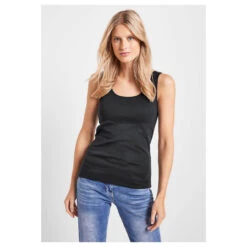 Cecil Linda Top Carbon Grey -Wellensteyn Shop cecil linda top grau 12538 front