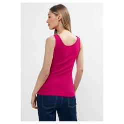 Cecil Damen Top Linda Pink Sorbet -Wellensteyn Shop cecil linda top rosa 15597 model hinten