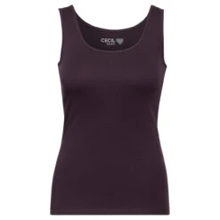 Cecil Damen Top Linda Aubergine Red
