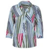 Cecil Damen 3/4 Arm Bluse Multicolor Light Cotton Vanilla White -Wellensteyn Shop cecil multicolor light cotton blouse bluse blau 33474