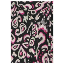 Cecil Damen 3/4 Arm Bluse Multicolor Print Black -Wellensteyn Shop cecil multicolor print shirt bunt muster 30001 detail