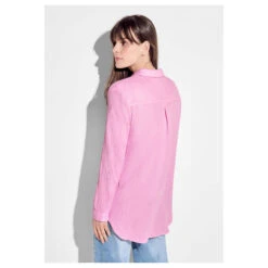 Cecil Damen Langarm Bluse Musselin Blouse Tender Rose -Wellensteyn Shop cecil musselin blouse bluse rosa 15602 model hinten