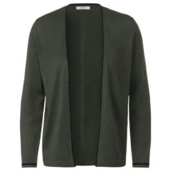 Cecil Damen Strickjacke Open Basic Cardigan Dynamic Khaki