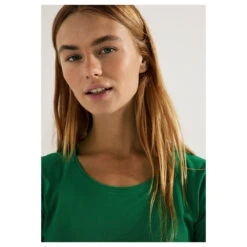 Cecil Damen Langarm Shirt Pia Easy Green -Wellensteyn Shop cecil pia langarmshirt gruen 15069 model detail