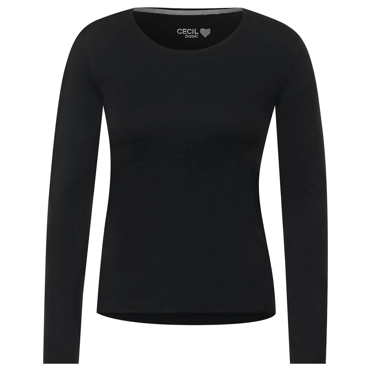 Cecil Pia Langarm Shirt Black 3 Cecil Pia Langarm Shirt Black