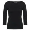 Cecil Damen 3/4 Arm Shirt Basic Boatneck Black