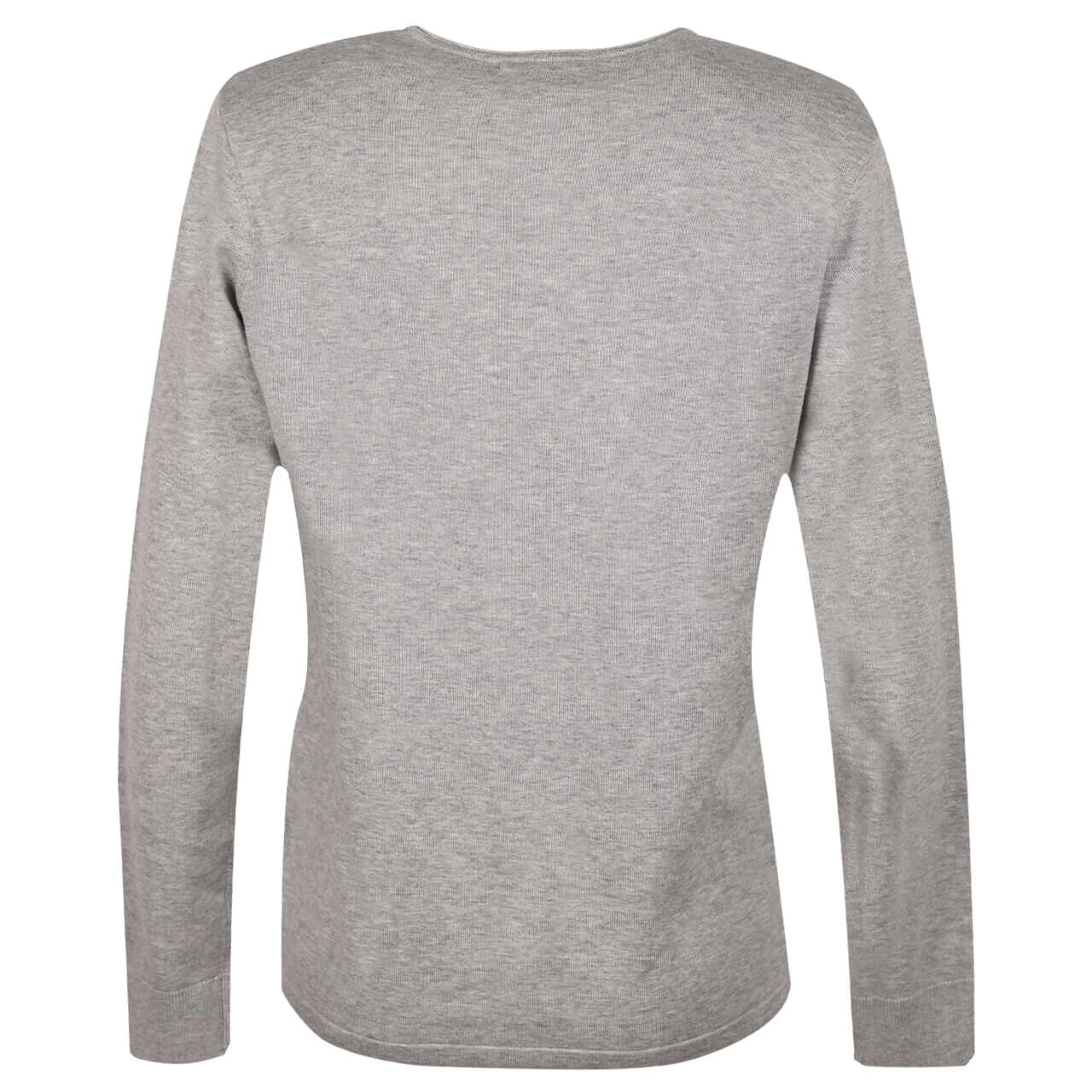 Cecil Damen Pullover Rounded V-Neck Mineral Grey Melange 4 Cecil Damen Pullover Rounded V-Neck Mineral Grey Melange – Bild 2