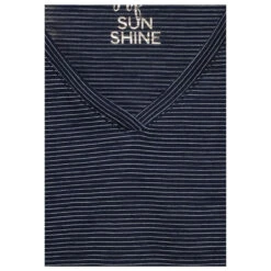 Cecil Striped Smock Shape T-Shirt Deep Blue -Wellensteyn Shop cecil shirt stripedsmockshapegrey 20128 detail