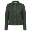 Cecil Damen Shirtjacke Dynamic Khaki -Wellensteyn Shop cecil short shirt jacket gruen 15612