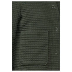 Cecil Damen Shirtjacke Dynamic Khaki -Wellensteyn Shop cecil short shirt jacket gruen 15612 detail