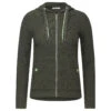 Cecil Damen Hoodie Shirtjacke Solid Cool Khaki -Wellensteyn Shop cecil solid jacket sweatjacke gruen 15747