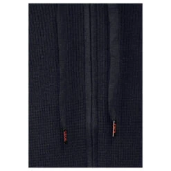 Cecil Damen Strickjacke Cosy Structured Zip Cardigan Night Sky Blue -Wellensteyn Shop cecil strickjacke dunkelblau 14077 detail