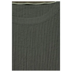 Cecil Damen T-Shirt Structure Cool Khaki -Wellensteyn Shop cecil structure blouse bluse gruen 15747 detail