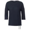 Cecil Damen 3/4 Arm Shirt Structure Mix Universal Blue -Wellensteyn Shop cecil structure mix shirt blau 15512