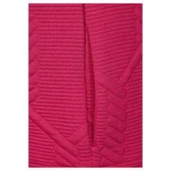 Cecil Damen Hoodie Shirtjacke Big Cable Cosy Coral -Wellensteyn Shop cecil sweatjacke cosy coral 15068 detail