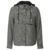 Cecil Damen Jacke Vichy With Hoody Black 2 Cecil Damen Jacke Vichy With Hoody Black -Wellensteyn Shop cecil vichy overshirt with hoody schwarz 20001