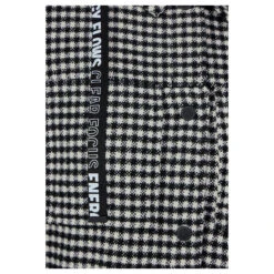 Cecil Damen Jacke Vichy With Hoody Black -Wellensteyn Shop cecil vichy overshirt with hoody schwarz 20001 detail