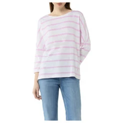 Wellensteyn Shop -Wellensteyn Shop comma 3 4 arm shirt rosa 44g5 model vorne