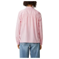 Comma Damen Langarm Bluse Lilac Pink 8 Comma Damen Langarm Bluse Lilac Pink -Wellensteyn Shop comma hemdbluse rosa 42g1 model hinten