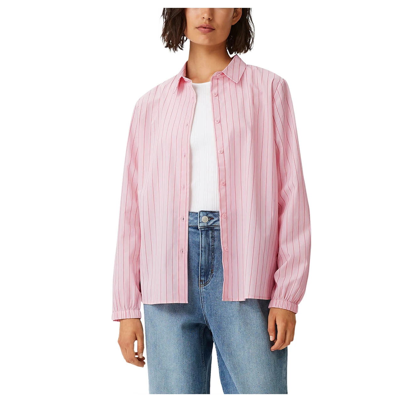 Comma Damen Langarm Bluse Lilac Pink 4 Comma Damen Langarm Bluse Lilac Pink – Bild 2