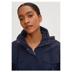 Comma Cropped Damen Jacke Dark Blue -Wellensteyn Shop comma jacke blue 5996 model