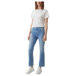 Comma Easy Kick Damen 7/8 Jeans Blue Washed -Wellensteyn Shop comma jeans blau 53z3 model