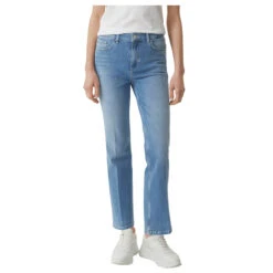 Comma Easy Kick Damen 7/8 Jeans Blue Washed -Wellensteyn Shop comma jeans blau 53z3 model vorne