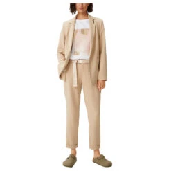 Comma Damen 7/8 Chinohose Light Brown -Wellensteyn Shop comma jeans hose beige 8170 ansicht