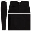 Comma Damen Skinny Jeans Black