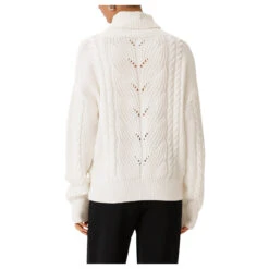 Comma Damen Rollkragen Pullover Offwhite 8 Comma Damen Rollkragen Pullover Offwhite -Wellensteyn Shop comma pullover weiss 0120 model hinten