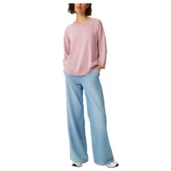 Comma Damen 3/4 Arm Pullover Lilac Pink -Wellensteyn Shop comma shirt pink 4250 ansicht