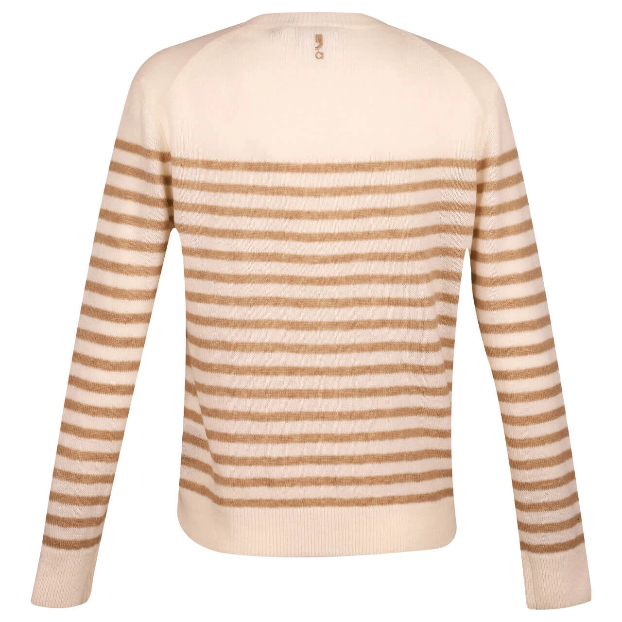 Comma Damen Pullover Light Creme Brown Stripes 4 Comma Damen Pullover Light Creme Brown Stripes – Bild 2